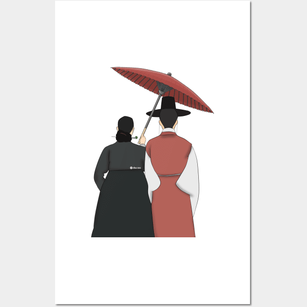 Under the queen's umbrella Wall Art by kart-box